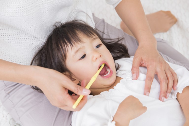 子供の歯磨きの方法